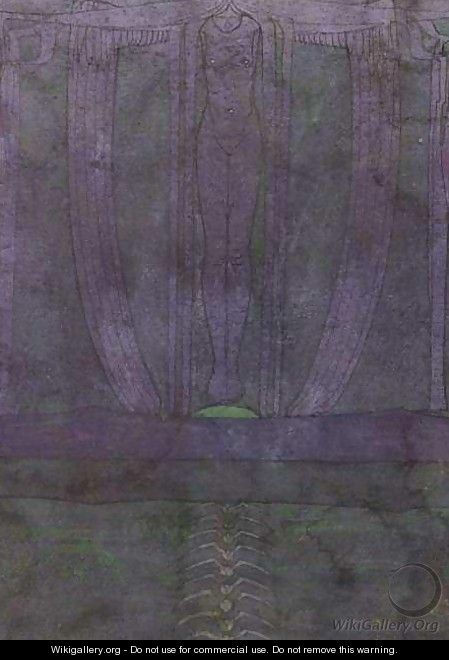 The Descent of Night - Charles Rennie Mackintosh