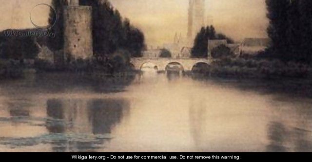 In Bruges. The Minnewater - Fernand Khnopff