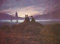 The Moon Rising over the Sea - Caspar David Friedrich