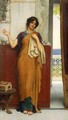 A Stitch in Time (Idle Thoughts) - John William Godward