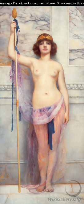 A Priestess - John William Godward