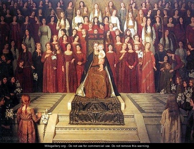 The Mother Enthroned - Thomas Cooper Gotch