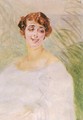 Portrait of a Lady Against a Background of Reeds - Jacek Malczewski
