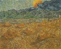 Evening Landscape With Rising Moon - Vincent Van Gogh