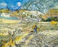 Enclosed Wheat Field With Peasant - Vincent Van Gogh
