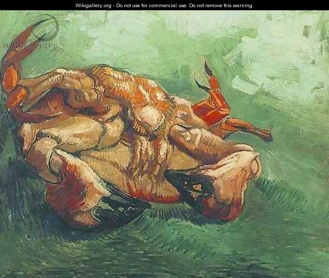 Crab On Its Back - Vincent Van Gogh