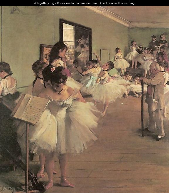 Dance Class I - Edgar Degas