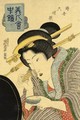 Bijin kaichu kagami (A Pocket Mirror of Beauties) - Keisai Eisen