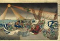 Threatened at Tatsunokuchi in Sagami Province (Soshu Tatsunokuchi gonan) - Utagawa Kuniyoshi