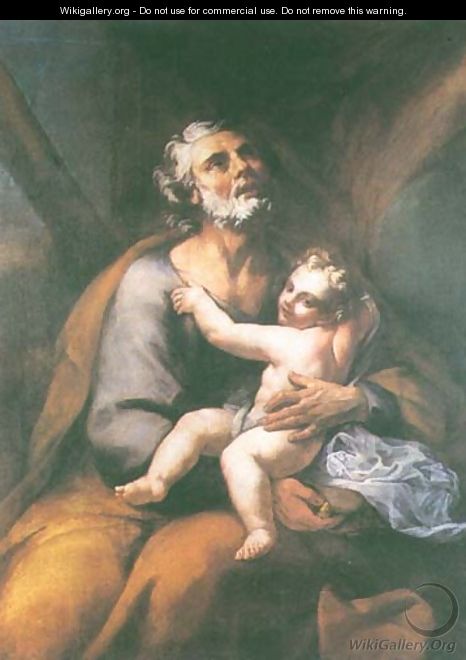 St. Joseph and Child - Francesco Boccacino