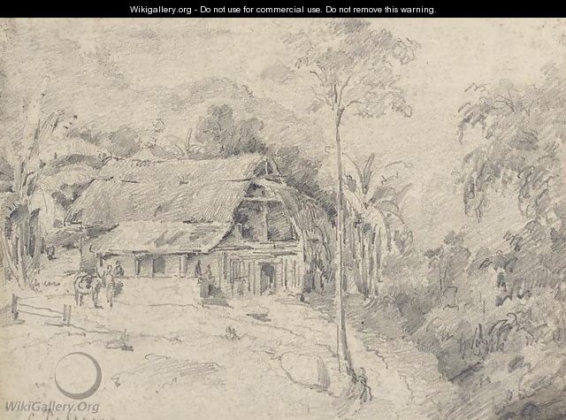 Cottage in the Jungle - Camille Pissarro