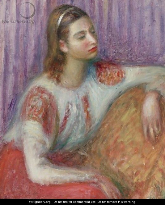 Girl in Peasant Blouse - William Glackens