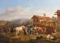 Cow Market in the Bavarian Alps (Ein Viehmarkt im Bayrischen Gebirge) - Benno Adam