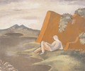 Idyll - Landscape with a Reclining Young Man - Eugene Zak