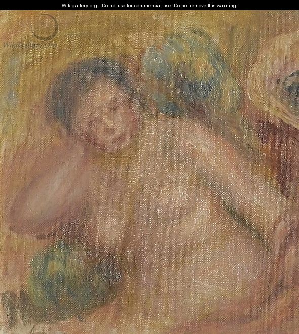 Femme Nue Assise - Pierre Auguste Renoir