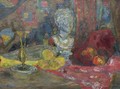 Still Life with a Bust and a Candlestick - Zbigniew Tymoszewski