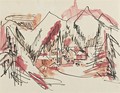 Landscape (Landschaft) - Ernst Ludwig Kirchner