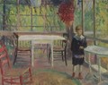 Ira on the Breakfast Porch at Bellport - William Glackens