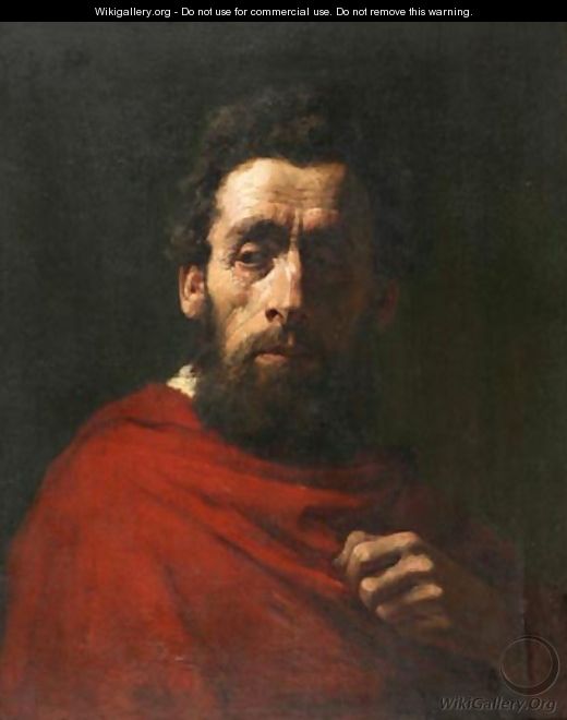 Portrait of a Man - Maurycy Gottlieb