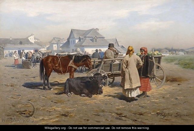 At the Market - Wladyslaw Szerner