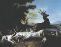 Stag Driven from Cover - Alexandre-Francois Desportes