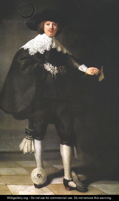 Portrait of Maerten Soolmans - Harmenszoon van Rijn Rembrandt