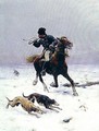 Hunt with Greyhounds - Sigismund Ajdukiewicz