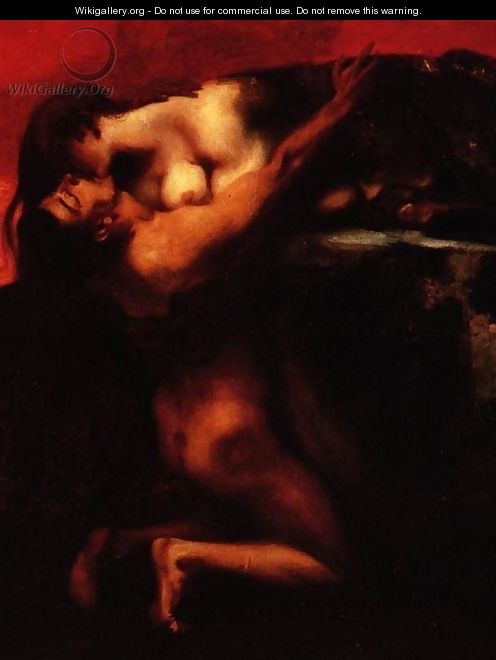 The Kiss of the Sphinx - Franz von Stuck