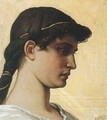 Head of a Roman Maiden - Elihu Vedder