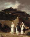 Dominicans. A Convent Garden, near Florence - Elihu Vedder