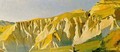 Cliffs of Volterra - Elihu Vedder