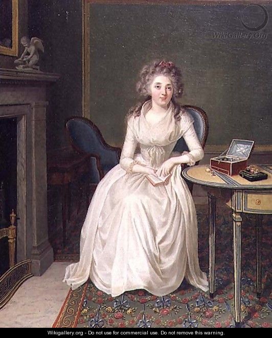 Portrait of a lady - Antoine Vestier