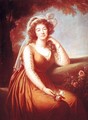 Comtesse du Barry 1743-93 Holding a Rose - Elisabeth Vigee-Lebrun