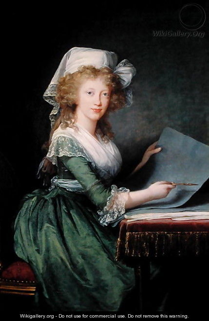 Marie-Louise of Bourbon-Sicily 1773-1802 1790 - Elisabeth Vigee-Lebrun