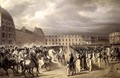 Napoleon Reviewing the Guard in the Place du Carrousel in 1808-9, c.1841-42 - Horace Vernet