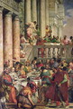 The Marriage Feast at Cana, detail of the left hand side, c.1562 - Paolo Veronese (Caliari)