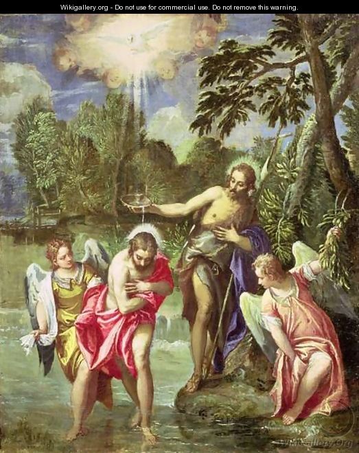 The Baptism of Christ, c.1580-88 - Paolo Veronese (Caliari)