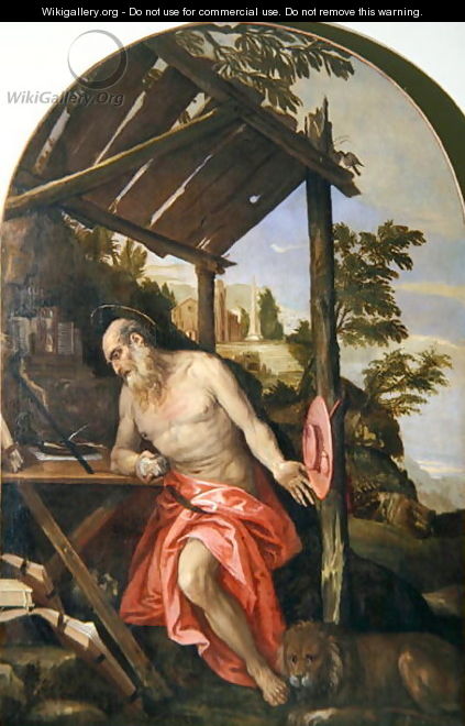 Penitent St. Jerome - Paolo Veronese (Caliari)