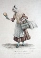 The Pastry Seller, number 4 from The Cries of Paris series, engraved by Francois Seraphin Delpech 1778-1825 - Carle Vernet