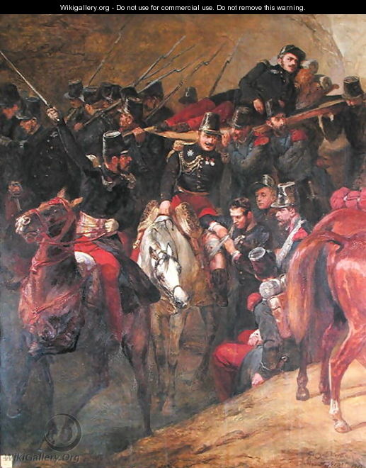 The Attack on Muzayah, 12th May 1840 - Carle Vernet