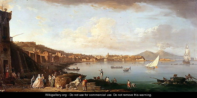 Bay of Naples from the North - Claude-joseph Vernet