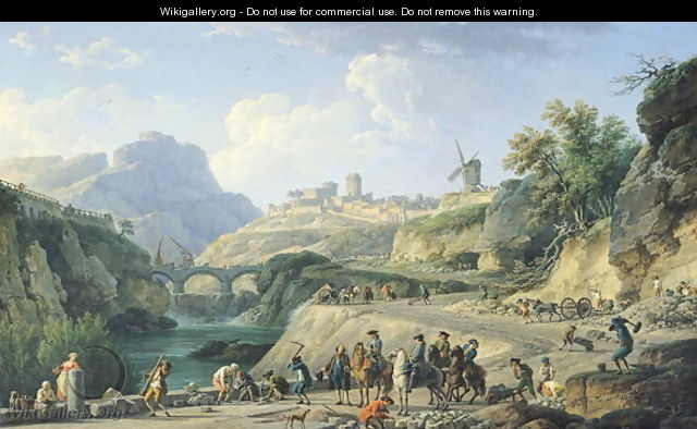 The Construction of a Road, 1774 - Claude-joseph Vernet
