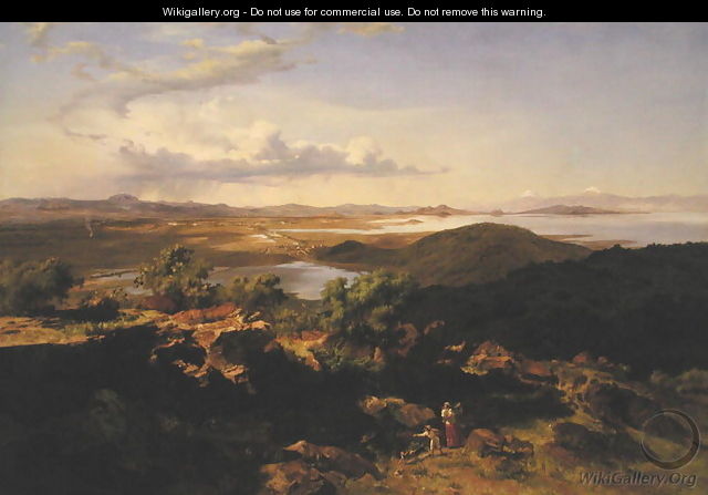 The Valley of Mexico from Sta. Isabel Hill, 1875 - Jose Maria Velasco