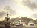 Naval Engagement - Willem van de, the Younger Velde