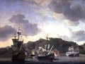 A Naval Engagement, 1659 - Willem van de, the Younger Velde
