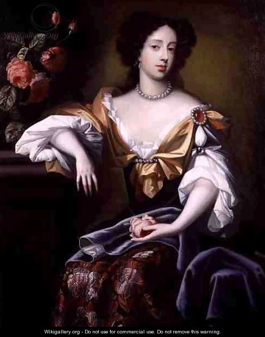 Portrait of Mary of Modena 1658-1718, c.1680 - Simon Pietersz. Verelst