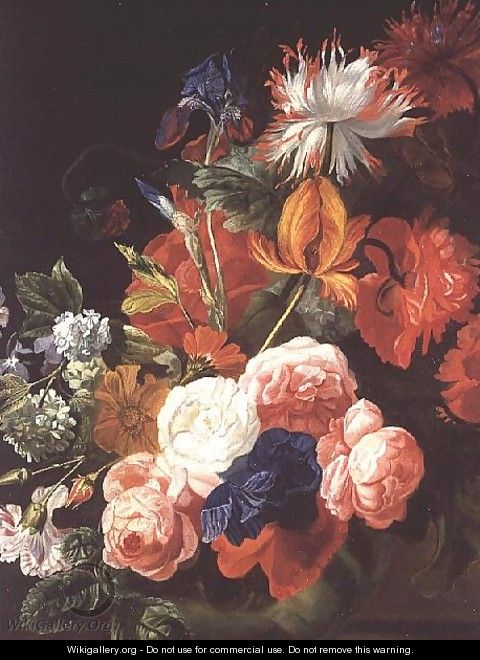 Still Life with Flowers - Johannes or Jan Verelst