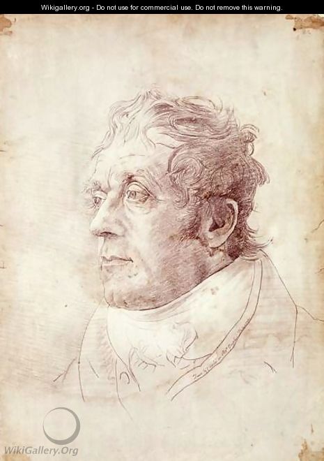Portrait of J.M.W. Turner - Cornelius Varley