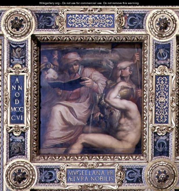 Allegory of the Mugello region from the ceiling of the Salone dei Cinquecento, 1565 - Giorgio Vasari