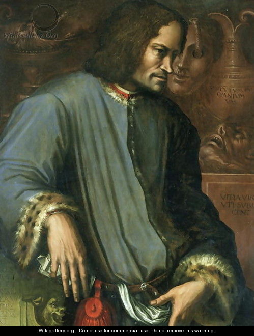 Lorenzo de Medici (1449-92) The Magnificent - Giorgio Vasari